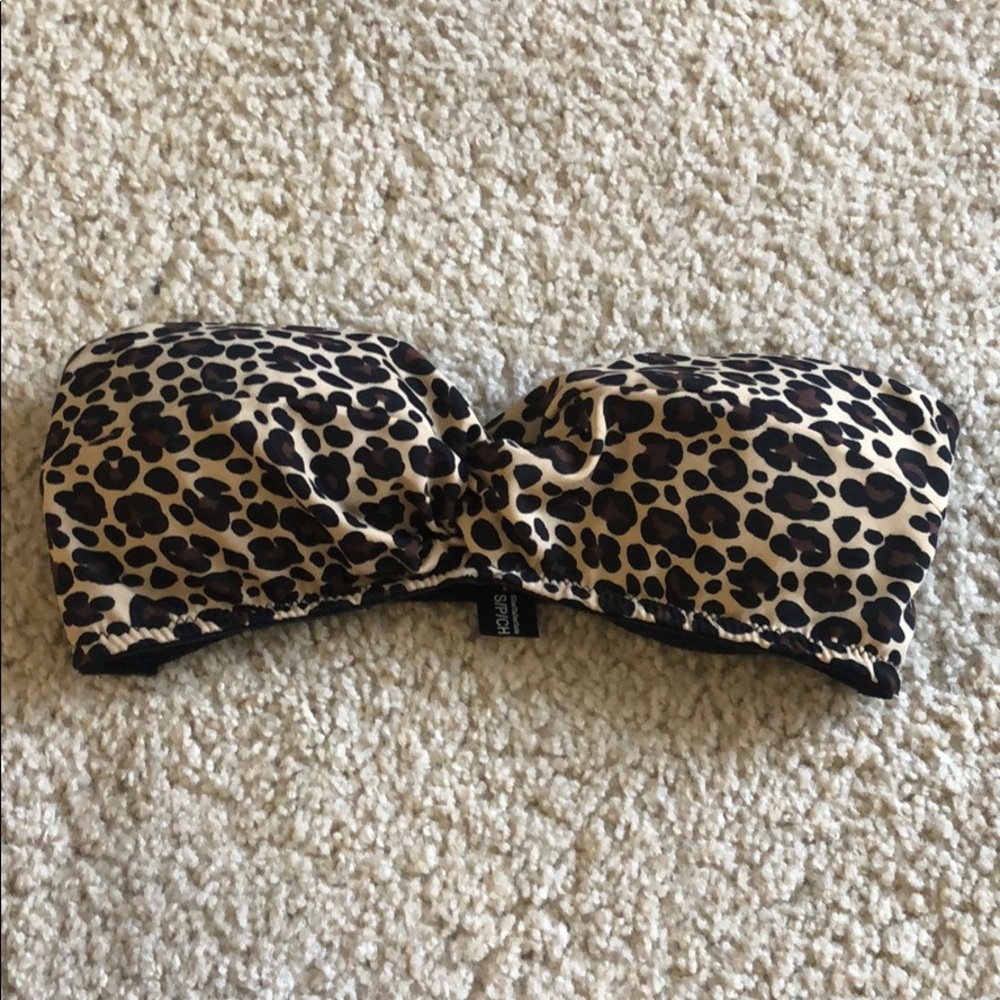 Cheetah print bandeau
